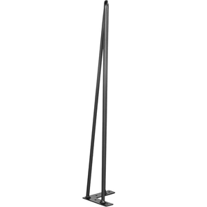 Juego de 4 patas de mesa tipo horquilla de 28 pulgadas, patas de metal de acero de 3 varillas de alta resistencia para muebles, patas para mesas de comedor y mesas de centro DIY EDPTBL014 - Product Image 3