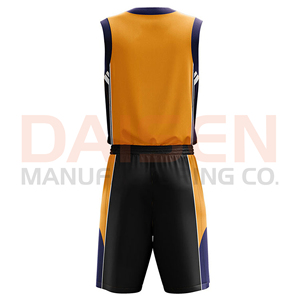 Ensemble d'uniformes de basketball respirants personnalisés, maillot sans manches léger et short - Product Image 2