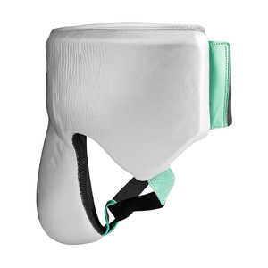 Protège-entrejambe entièrement personnalisable de haute qualité en cuir de vachette de première qualité, avec lacets et rembourrage épais à 4 couches, pour l'entraînement de boxe - Product Image 4