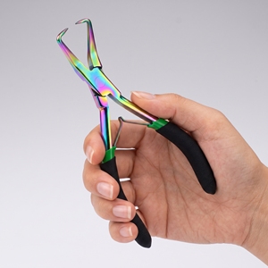 Pince professionnelle pour retirer les extensions de cheveux, en acier inoxydable, outil de retrait des micro-anneaux - Product Image 6