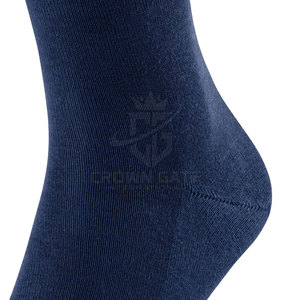 Chaussettes décontractées unies de haute qualité, couleur personnalisée, en spandex/nylon, chaussettes de sport pour hommes à bas prix - Product Image 6