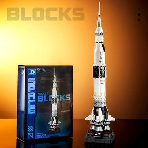 610 ชิ้นบล็อกตัวต่อจรวดอวกาศของเล่นรุ่นกึ่งโปร่งใสของเล่นเพื่อการศึกษาเข้ากันได้กับอื่นๆชุดอิฐของขวัญคริสต์มาส - Product Image 4