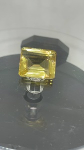 Citrino Dorado Natural de 17x13 mm, Forma Octogonal, Gema Facetada para Joyería - Product Image 1