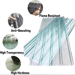 Lastre per Tetti in FRP All'Ingrosso, Fogli Ondulati in Fibra di Vetro, Lastre Trasparenti in FRP per Coperture - Product Image 5