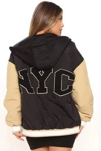 <b>Sheepskin</b> Design Genuine Leather Windproof Breathable Heated Embroidered Women Leather <b>Jacket</b> Customize Embroidery - Product Image 1