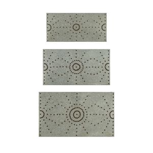 Set di 3 tavolini impilabili Gilbert in metallo per piante - Misure L24x14x26 M21.5x11.5x23 S19x9x20 - Product Image 6