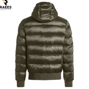 Doudoune matelassée brillante effet métallisé style urbain avec capuche amovible et col montant – Manteau d'hiver - Product Image 5