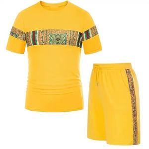 Ensemble T-shirt et short pour homme été 2023, manches courtes, respirant, haute qualité, streetwear, meilleur matériau, prix bas, soldes - Product Image 1