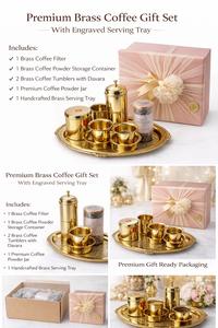 ชุดของขวัญถาดทองเหลืองแกะสลักพิมพ์ออฟเซ็ต ยามูนา พรีเมียม ดีไซน์ทนทาน |   ชุดของขวัญส่งเสริมการขายทางศาสนาอินเดียแบบดั้งเดิม ภาษาตัมมิล - Product Image 4