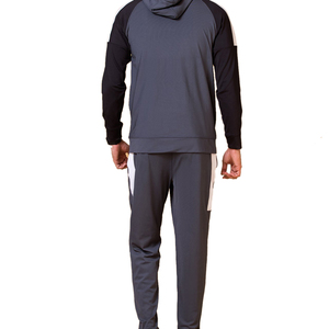 Custom <b>Men</b> Sports Tracksuit Breathable Full Zip Jacket Jogger <b>Pants</b> <b>Running</b> Training Workout Fitness Activewear OEM ODM Factory - Product Image 4