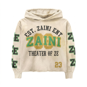 Sweat à capuche oversize en mélange de coton premium 400 GSM, molleton doux écologique, vert sarcelle foncé, avec logo personnalisé imprimé en sérigraphie vintage en relief - Product Image 1
