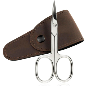AHI Curved Sharp Stainless Steel Nail <b>Scissors</b> High Quality Durable Nail Art Beauty Instruments Wholesale - Product Image 1