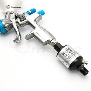 Séparateur d'eau et d'huile pour compresseur LEMATEC avec vanne de vidange pour pistolet à peinture, outils pneumatiques, conduites d'air - Product Image 1