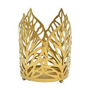 Elegant Iron Votive Candle <b>Holder</b> Handmade Natural Durable Heat Resistant Designed Christmas Home Decor AZORA INDUSTRIES M-97 - Product Image 1
