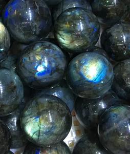 Esfera de Labradorita Natural, Bola de Piedra Preciosa Pulida, Globo de Cristal para Decoración Feng Shui y Exhibición Coleccionable - Product Image 4