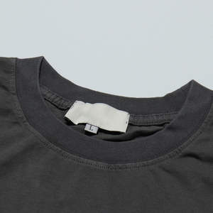 Camisetas de punto de algodón oversize estilo hip hop, 220 gramos, ajuste holgado, manga corta, diseño liso, largas para hombre, moda popular - Product Image 3