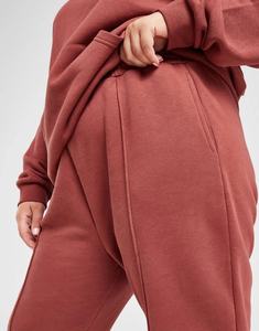 100% chándales de algodón hechos de alta calidad para mujer, trajes con logotipo personalizado, chándal para correr, chándales para mujer - Product Image 4