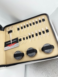 Professional Hair Extension Tools Kit Nude Beige Color I Tip Pliers with Accessories Stainless Steel Threads <b>Beads</b> <b>Needle</b> Clips - Product Image 3