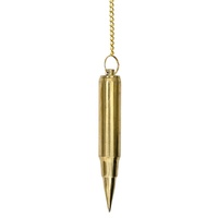 Pendentif de radiesthésie élégant en laiton doré de qualité supérieure, style Feng Shui, avec agate polie, écologique, vente en gros, lot de 3 pièces