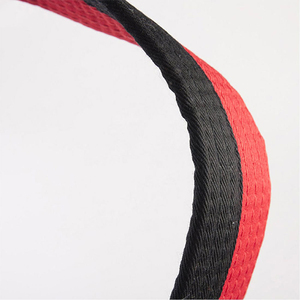 Cinturón de Artes Marciales Personalizado al por Mayor, para Karate/Taekwondo/Judo/BJJ/Kung Fu, con Logotipo Personalizado, de Alta Calidad, en Poliéster/Algodón, Delgado y Deportivo - Product Image 3