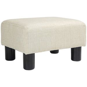 Poggiapiedi Moderno e Confortevole in Plastica e Tessuto per Soggiorno, Camera da Letto, Cucina, Hotel - Product Image 2