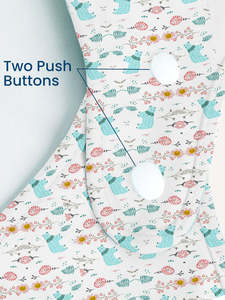 Juego de baberos de muselina suave para bebé, paquete de tres baberos absorbentes con estampado de animales del bosque y corazones coloridos para bebés y niños pequeños - Product Image 6