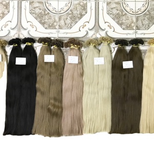 Extensiones de Cabello Vietnamitas Remy de Queratina con Punta Plana de Alta Calidad al por Mayor, con Cinta Adhesiva, Doble Trama, 100g, Todos los Colores, Permanente, OEM, ODM - Product Image 1