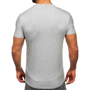 Vente en gros du fabricant 220 Gsm T-shirt imprimé en coton épais T-shirt graphique personnalisé coupe ajustée avec impression de logo pour les hommes - Product Image 6