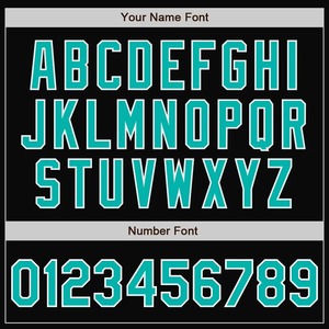 Custom Varsity <b>Jacket</b> <b>Men</b> Black <b>White</b> Teal Letter Print Baseball Style with Name Number Front Back Design Autumn Casual - Product Image 2
