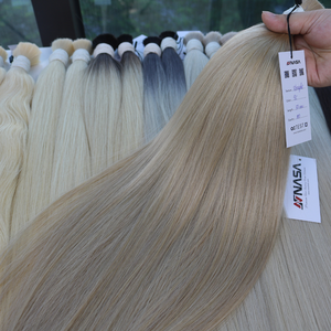 Precio de fábrica crudo a granel de alta calidad 100% cabello humano real solo donnor pelos de la empresa Nasa - Product Image 6