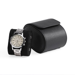 High-end PU Leather Single <b>Watch</b> Gift Box Luxury Travel <b>Watch</b> Storage Box Wristwatch Display Holder Cases with Removable Soft - Product Image 2