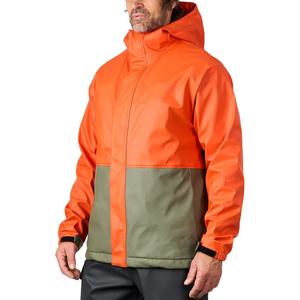 <b>Men's</b> Casual <b>Summer</b> Waterproof Windbreaker <b>Jacket</b> Hooded Stand Collar Breathable Quick Dry Zipper Outerwear <b>for</b> Fishing Hunting - Product Image 2
