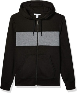 Sweat-shirt à capuche zippé intégral doublé en molleton de coton 450 g/m² pour homme, personnalisable avec logo, sérigraphie/transfer thermique, collection automne, vente en gros - Product Image 5