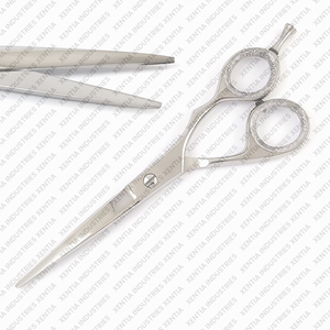 Professional Hair <b>Scissors</b> 5 7 8 Inch Barber <b>Beard</b> Household Cutting Shears Professional Stainless Steel Surgical Instrument - Product Image 2