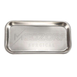 Bandeja de acero inoxidable para instrumental médico, herramientas de tatuaje, bandeja dental, bandeja quirúrgica de la marca Medzora Surgical - Product Image 3