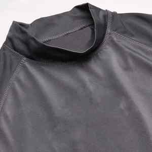 เสื้อรัดรูปแขนยาวคอกลมแบบใหม่ OEM รับผลิตตามสั่ง ป้องกันการเสียดสี ป้องกันอันตราย สำหรับผู้ชาย เล่นกีฬา - Product Image 5