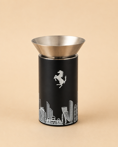 Brûleur d'encens moderne en cuir avec dessus en acier inoxydable, diffuseur d'aromathérapie pour usage intérieur toute saison - Product Image 2
