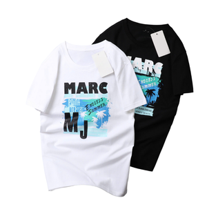 เสื้อใส่ได้ทั้งชายและหญิงเสื้อยืดแขนสั้นพิมพ์ลายดิจิตอลผ้าถัก - Product Image 3