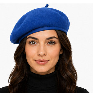 Soft Wool <b>Beret</b> Hat French Inspired Winter Fashion Headwear For Women And Men Premium Felt Comfortable Casual Styling - Product Image 5