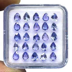 Piedra Preciosa de Tanzanita Natural con Corte en Pera de 4 mm, Lote de Piedras Sueltas de Tanzanita Azul, Precio al por Mayor, Lote a Granel para la Fabricación de Joyas - Product Image 2