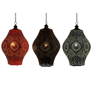 Lanterne suspendue en métal de qualité exceptionnelle à prix raisonnable, taille personnalisée, lanterne décorative pour l'intérieur de la maison, lampe suspendue, décoration - Product Image 6