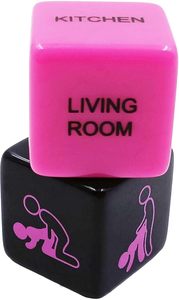 <b>Resin</b> <b>Crafts</b> Dice 12 Sided Couples Funny Sex Dice Hexagon Romance Love Gambling Adult Games - Product Image 5