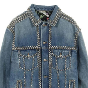 Chaqueta de Mezclilla Personalizada para Hombre, sin Capucha, con Cuello Alto, Detalle de Botones con Logotipo Frontal, Diseño Impreso, Talla y Logotipo Personalizables - Product Image 3