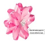Pink Star Bow Gift <b>Ribbons</b> Polyester Woven Solid Color Birthday Decoration Butterfly Bow Digital Printing Logo Beautiful - Product Image 3