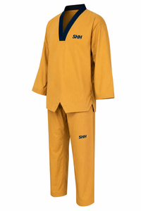 SHH Premium V <b>Neck</b> Taekwondo Training Uniform Custom Color Sports Apparel Set with Lightweight Fabric Design - Product Image 4