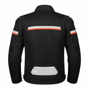 Veste de moto unisexe personnalisée de haute qualité en polyester/coton, imperméable, respirante, en Cordura épais, style décontracté, pour l'automne - Product Image 2