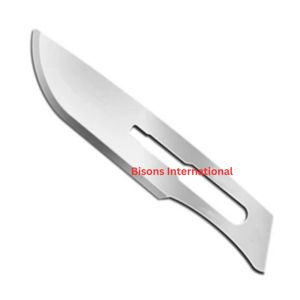 BISONS Cuchillas Quirúrgicas de Alta Calidad, Acero Inoxidable, Estériles, Desechables, Caja de 100 Unidades, Suministros Médicos - Product Image 1
