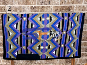 Couvertures de selle occidentales, tapis de selle, tapis de spectacle occidental, couverture de spectacle d'équitation - Product Image 2