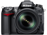 Appareil photo reflex numérique Nikon D7000 d'occasion avec objectif 18-105 mm, kit 16,2 MP, autofocus 39 points, pour la photographie