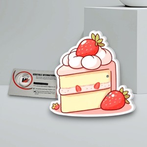 En gros, Plaques à cils en acrylique magnétiques, motifs gâteau aux fraises mignon, cercle, ovale, diamant, fleur, pour extensions de cils, marque privée - Product Image 2